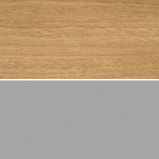 Oak Top/Silver Edge