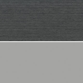 Charcoal Top/Silver Edge