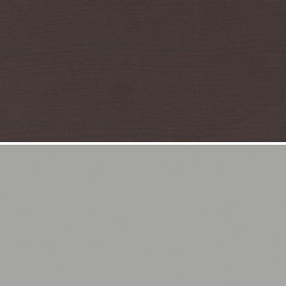 Mocha Top/Silver Edge