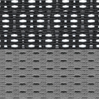 Black Mesh/Grey Fabric