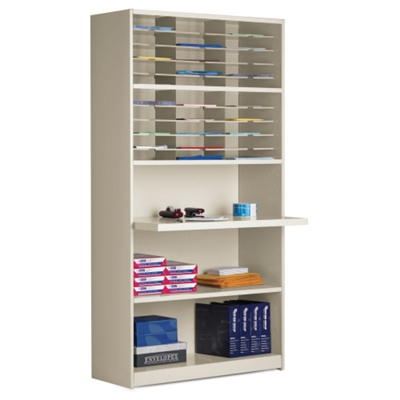 30 Pocket Multi-Function Mailroom Cabinet