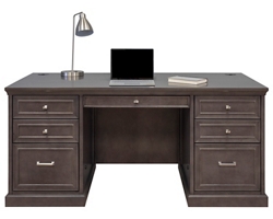 Statesman Double Pedestal Executive Desk - 68"W