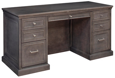 Statesman Compact Executive Desk - 61"W x 23"D