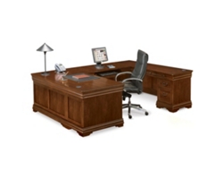 Pont Lafayette U-Desk with Right Return - 72"W x 110"D