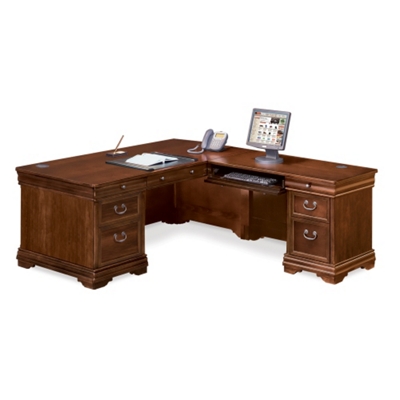 Pont Lafayette L-Shaped Desk with Right Return - 72"W x 85"D