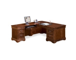Pont Lafayette L-Desk with Left Return - 72"W x 85"D