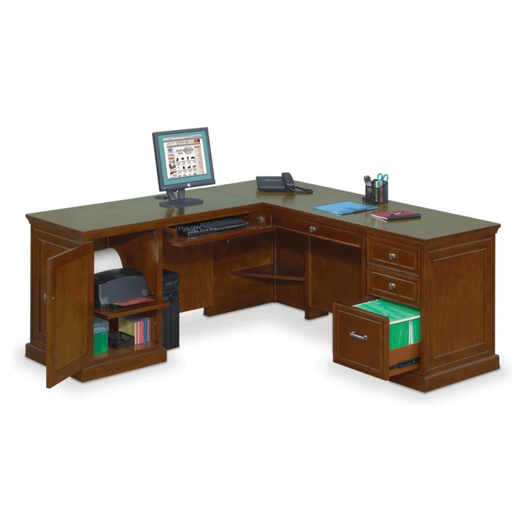 Statesman L-Shaped Executive Desk with Left Return and Lateral