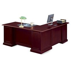L-Shaped Desks with Left or Right Return, for Executive Suites and
