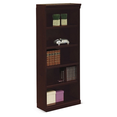 Cumberland Five Shelf Storage Bookcase - 72"H