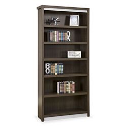 Metropolitan Six Shelf Open Storage Bookcase - 78"H