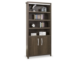 Metropolitan Six Shelf Bookcase with Doors - 78"H