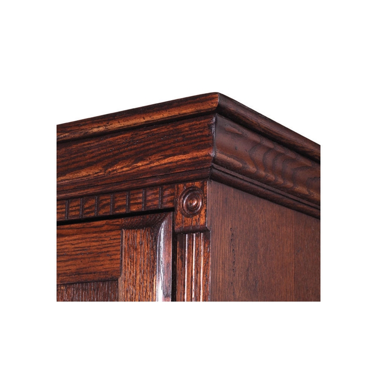 Burnished Oak Two Drawer Lateral File