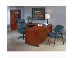Left L-Shape Desk with Bow Top