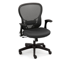 Linear Mesh Office Computer Ergonomic Chair with Memory Foam