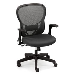 Linear Mesh Office Chair with Memory Foam