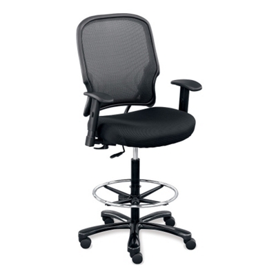 Linear Mesh Office Chair with Memory Foam by NBF Signature Series