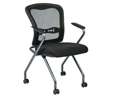 Pro-Line II® Deluxe Nesting Mesh Folding Chair