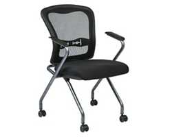 Pro-Line II® Deluxe Nesting Mesh Folding Chair
