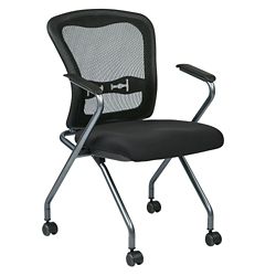 Pro-Line II™ Deluxe Nesting Mesh Folding Chair
