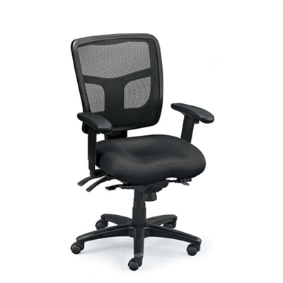 Pro-Line ProGrid® Ergonomic Mid-Back Mesh Chair with Arms