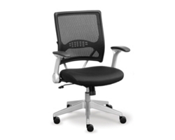 Linear Collection Mesh Chair with Memory Foam Seat