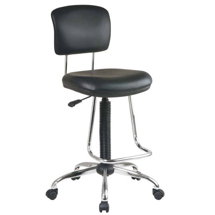 Adjustable Height High Stool Office Chair Drafting Chair With