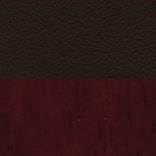 Black Eco Leather/Cherry