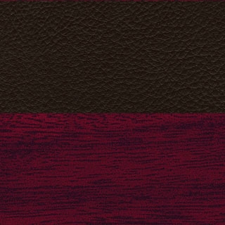 Black Eco Leather/Mahogany