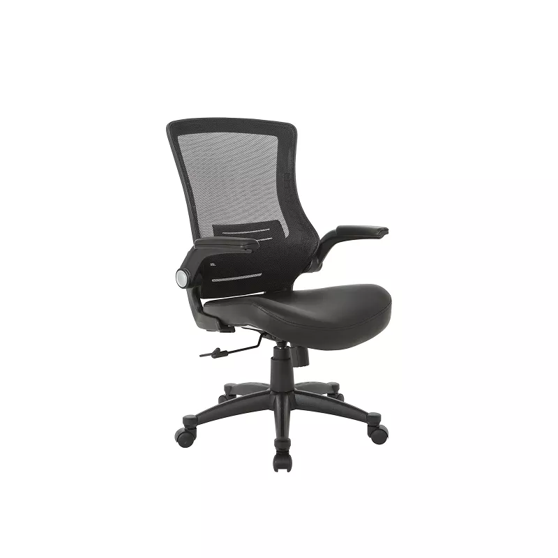 Office and desk chairs with adjustable arms.