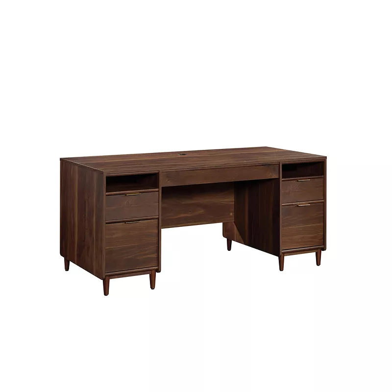Rectangle-shape office desks.