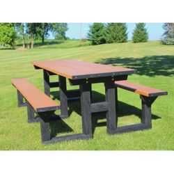 8' W Easy Access Picnic Table