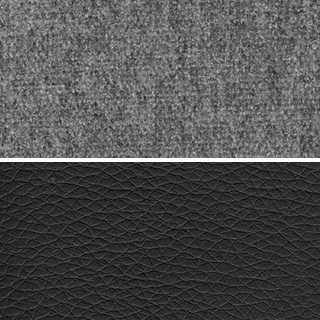 Ash Fabric-Black Vinyl