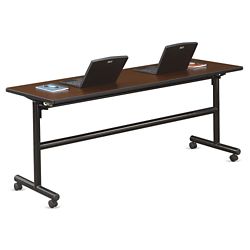 Merit Flip Top Training Table with Casters - 60"W x 24"D