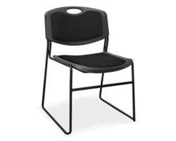 Zeng Padded Stack Chair with 400 lb. Capacity