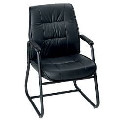 Mid-Back Leather Guest Chair