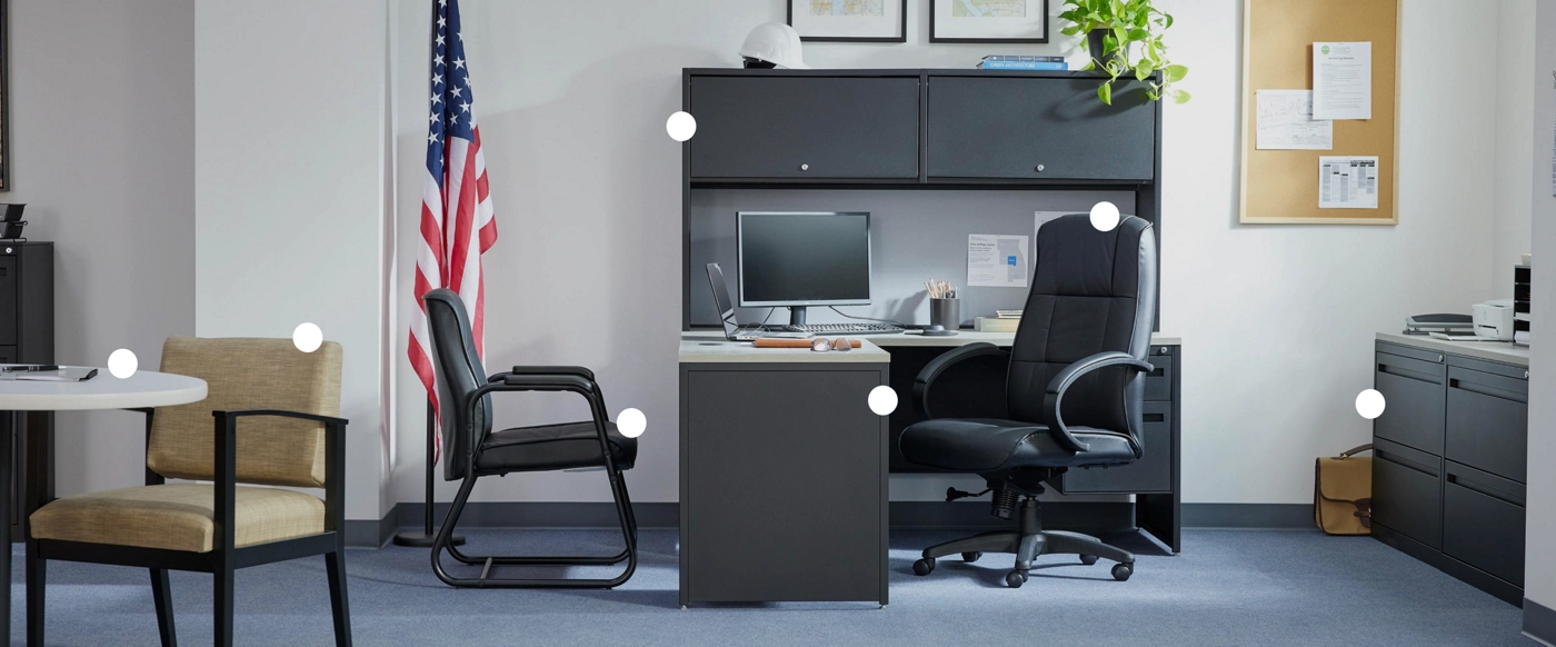 Shop This Space | Private Office Carbon Collection