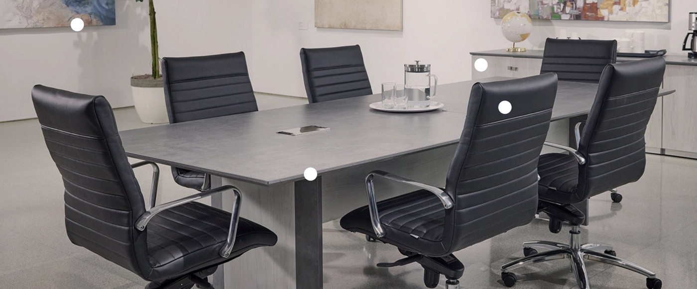 Conference room table and chairs hot sale