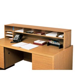 Woodgrain Desktop Organizer