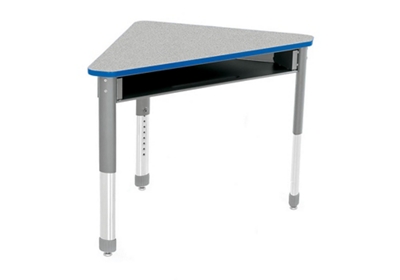 Interchange Wing Shape Student Desk with Book Box