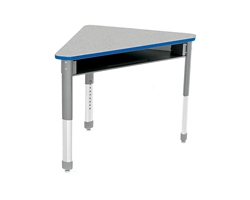 Interchange Wing Shape Student Desk with Book Box