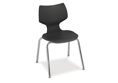 12"H Sculpted-Back Student Stack Chair