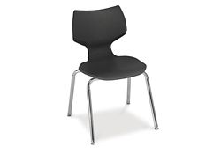 16"H Sculpted-Back Student Stack Chair