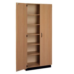 Double Door Laminate Storage Cabinet with Lock