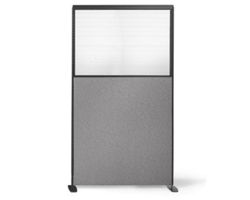 Freestanding Panel with Plexiglass Insert - 66"H x 36"W