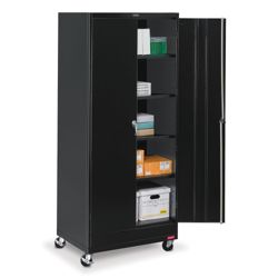 36"W x 18"D x 85"H Mobile Storage Cabinet