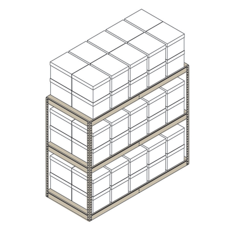 平棚 900x350x 300 Heavy-Duty Shelving Unit - 69