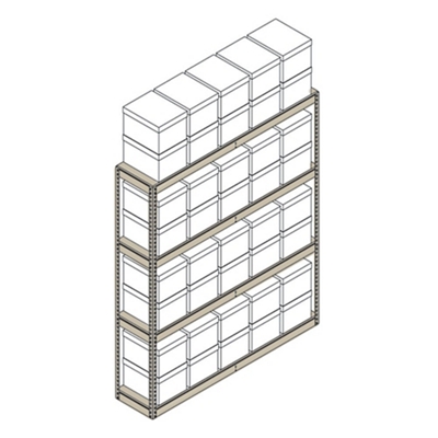 Heavy-Duty Shelving Unit - 69"W x 15"D x 84"H