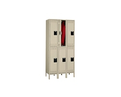 Double Tier Lockers 3 Wide With Legs