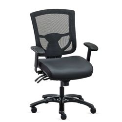 Linear Mesh Office Chair with Memory Foam by NBF Signature Series