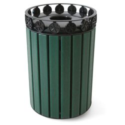 Eco-friendly Recycled, Outdoor and Indoor Waste Receptacle-32 Gallon